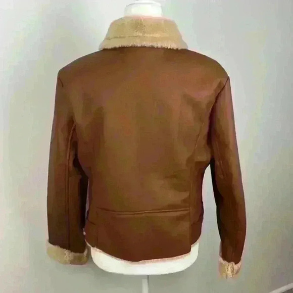 a.n.a Midweight Motorcycle Jacket with Faux Fur Size Large NWT - Picture 11 of 16